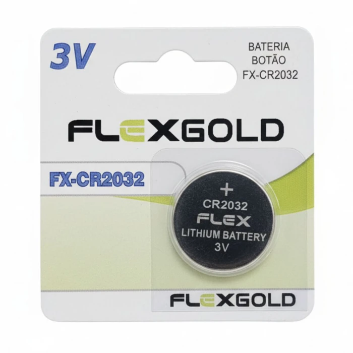 Bateria Para Chave De Carro Botão Cr2032 3v Unidade Flex