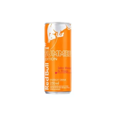 Bebida Energético Red Bull Morango e Pessego Lata 250m l UND