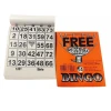 Bloco De Cartelas De Bingo Com 100 Unidades Bloco De Cartelas De Bingo Com 100 Unidades