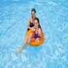 Boia Transparente Para Piscina Tam Grande Cor Laranja Neon