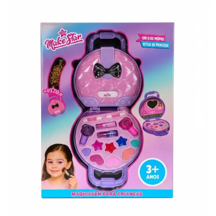 Bolsa de Maquiagem Infantil Divertida Unitoys Modelo 3536