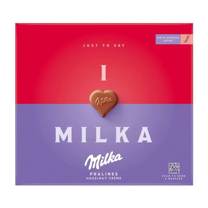 Bombom Milka Recheado I Love Milka 110G