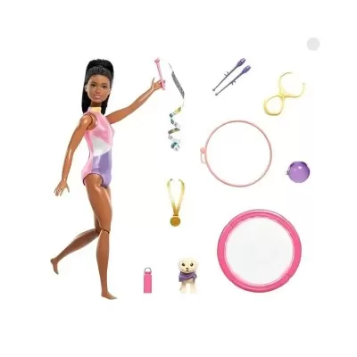 Boneca Barbie Life In The City Brooklyn Ginastica Morena