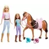 Boneca Barcia E Stacie Com Licões De Montar A Cavalo