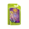 Boneca Polly Pocket 9cm Polly Vestido Azul E Roxo