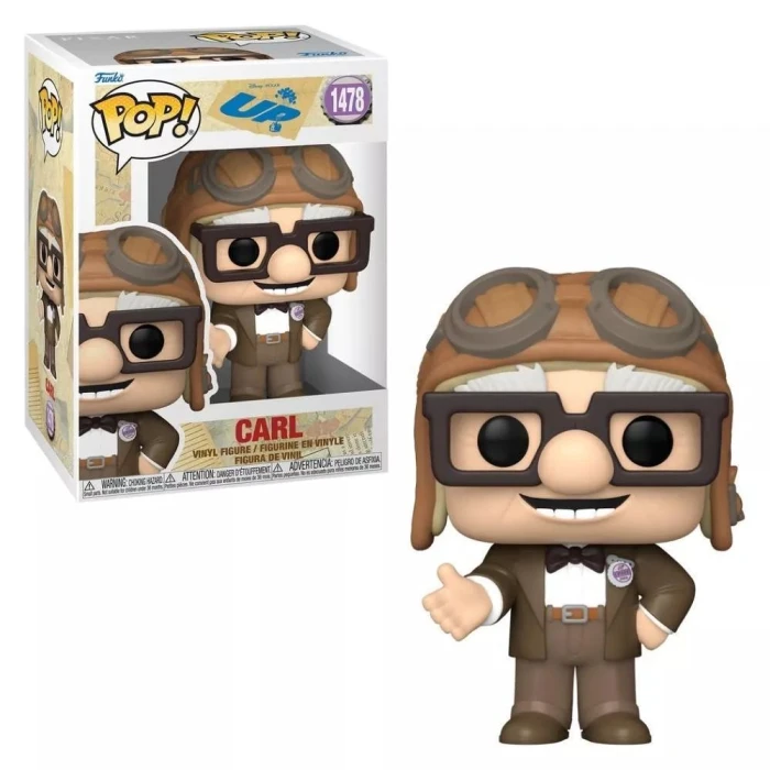 Boneco Funko Pop! Disney Carl Com Chapeu Up Altas Aventuras Boneco Funko Pop! Disney Carl Com Chapeu Up Altas Aventuras