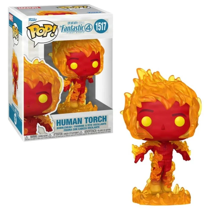 Boneco Funko Pop! Quarteto Fantastico Tocha Humana - 1517