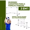 Brinquedo De Futebol Com Gol 2 Em 1 Dm Toys Trave Infantil
