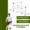 Brinquedo De Futebol Com Gol 2 Em 1 Dm Toys Trave Infantil