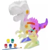 Brinquedo Dino De Colorir Monta E Pinta Com Guache + Pincel Brinquedo Dino De Colorir Monta E Pinta Com Guache + Pincel