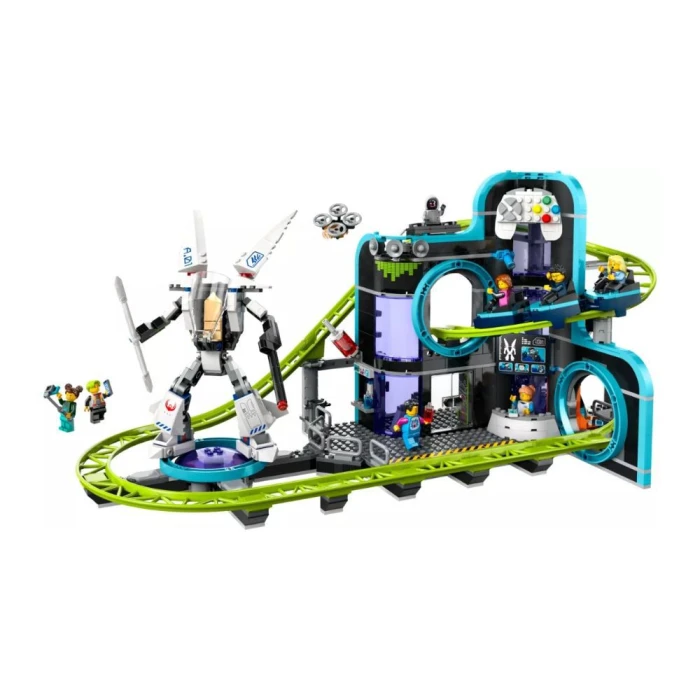 Brinquedo Lego City: Mundo Dos Robos Montanha Russa 60421