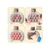 Brinquedo Pop It Urso Cor Marrom Anti Stress Novo