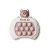 Brinquedo Pop It Urso Cor Marrom Anti Stress Novo
