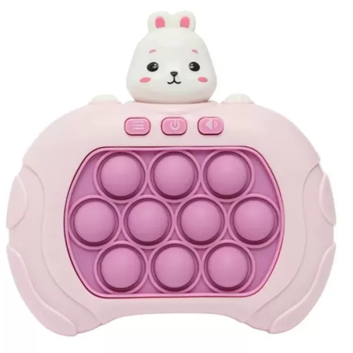 Brinquedos Pop It Coelho Cacaça Rosa Novo