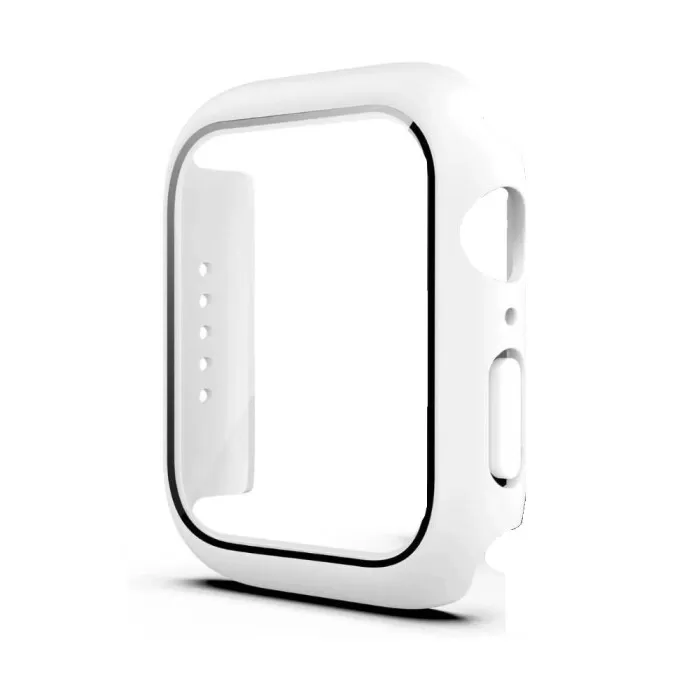 Bumper Branco Com Película Compatível Com Relógio Watch 42Mm