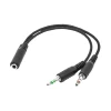 Cabo Adaptador Multilaser P/Fones, Pcs E Consoles P-3 P-2 Cabo Adaptador Multilaser P/Fones, Pcs E Consoles P-3 P-2
