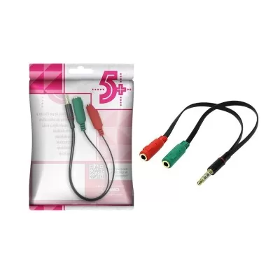 Cabo Adaptador P3 Macho x P2 Fêmea Chipsce Novo