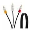Cabo Av 1,8M 3Rca X 3 Rca Multilaser Novo