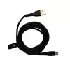 Cabo Carregamento Rápido Usb Tipo C 2 Metros Preto Maketech