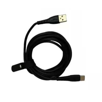 Cabo Carregamento Rápido Usb Tipo C 2 Metros Preto Maketech