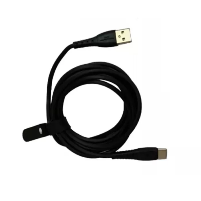 Cabo Carregamento Rápido Usb Tipo C 2 Metros Preto Maketech