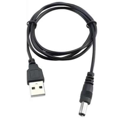 Cabo Conector Usb P4 50cm Ponta 5.5 X 2.5mm Cdx-5.5