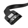 Cabo De Dados Para Hd/Ssd Sata 3 6 Gbps 0.5 Metros Preto