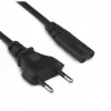Cabo De Energia Para Rádio Gravador Cor Preto 3 Metros 10a