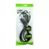 Cabo De Força Para Maquina De Barbear Com 2 Pinos Preto