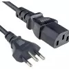Cabo De Força Tripolar Para Computador 10A 1,2m Preto Xcell