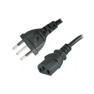 Cabo De Força Tripolar Para Computador 10A 1,2m Preto Xcell