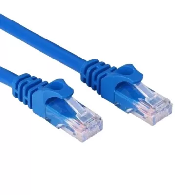 Cabo De Rede Cat5E 1,5M Azul Pluscable Novo