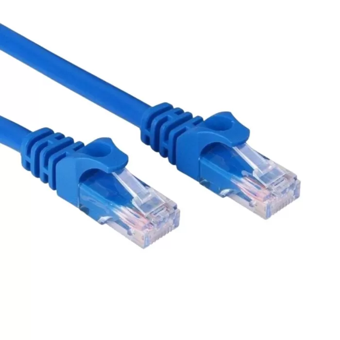 Cabo De Rede Cat5E 1,5M Azul Pluscable Novo