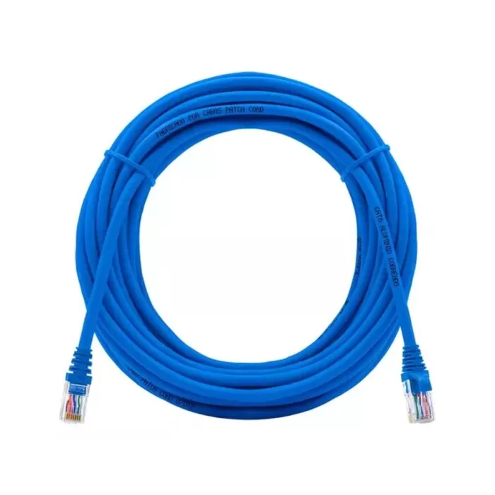 Cabo De Rede Internet Rj45 Cat 6 Azul 5 Metros Xcell