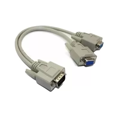 Cabo De Vídeo Duplicador Vga Macho X 2 Vga Fêmea X-cell