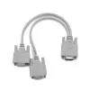 Cabo De Vídeo Duplicador Vga Macho X 2 Vga Fêmea X-cell Cabo De Vídeo Duplicador Vga Macho X 2 Vga Fêmea X-cell