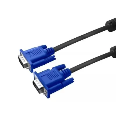 Cabo De Vídeo Vga Macho + Vga Macho Com 15 Pinos 2 Metros
