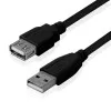 Cabo Extensor De Usb 2.0 3 Metros Preto Uamaf-3 Vinik