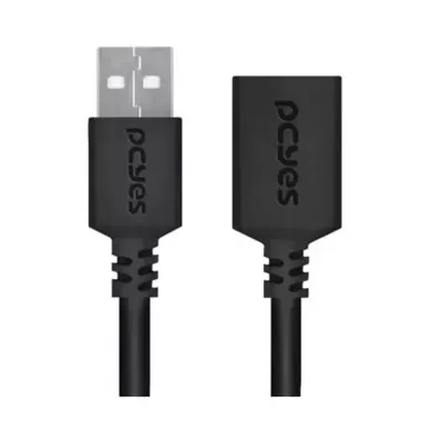 Cabo Extensor Usb A 2,0M P/ F 1M Puamf2-1 Novo