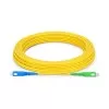 Cabo Fibra Óptica 3mm 30 Centimetros Amarelo