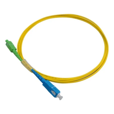 Cabo Fibra Óptica Monomodo 3.0mm 5m Amarelo Intelbras SC/UPC