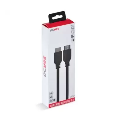 Cabo Hdm 2,0 Macho 50Cm - Phm20-05 Pcyes Novo