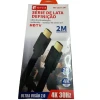 Cabo Hdmi 2.0 4K 2 Metros One-X Hd-2501-2M Alta Velocidade