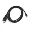 Cabo Hdmi Macho Para Micro Usb Macho 2M Preto Novo