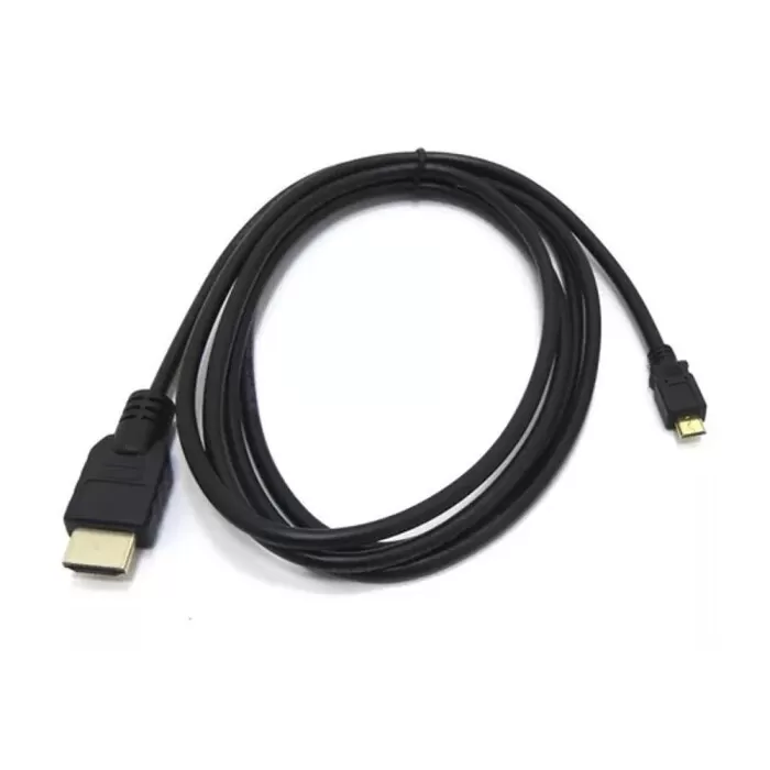 Cabo Hdmi Macho Para Micro Usb Macho 2M Preto Novo