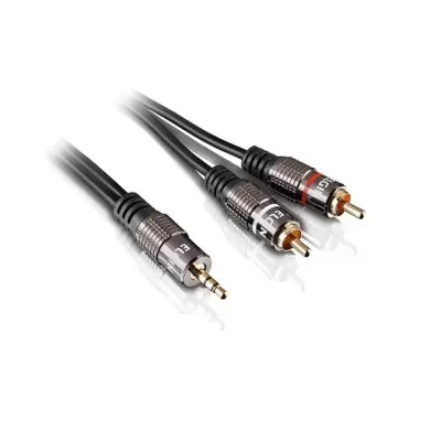 Cabo P2 Macho x Rca Macho Áudio Estereo 1,5M Elgin Novo
