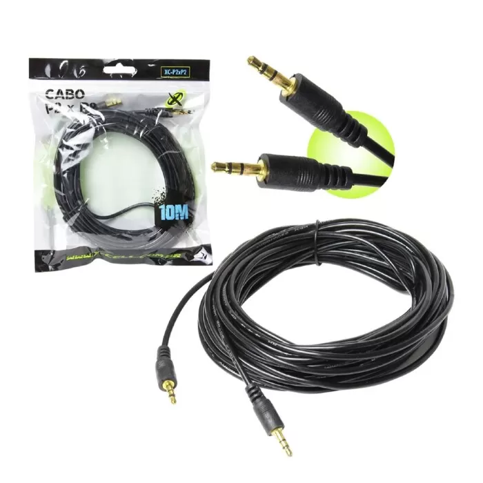 Cabo P2 Stereo X P2 Stereo 10M Xc-P2-P2-10M X-Cell Novo