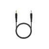 Cabo P2 x P1 1,2M Preto WI411 Multilaser Novo