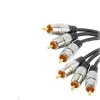 Cabo Rca 3 + 3 Rca Preto Fitz 10M Preto Pix Novo