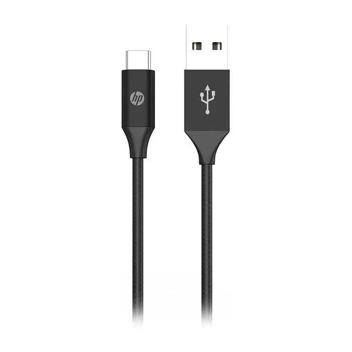 Cabo Tipo-C 3A 1 Metro Preto Dhc-Tc102 Hp Novo